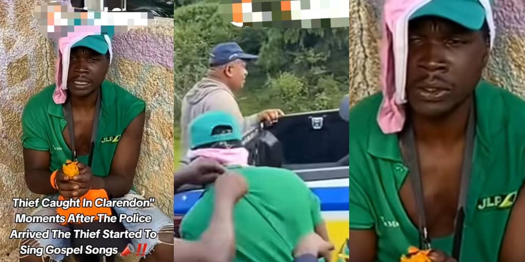 Thief begs Jesus for mercy, sings gospel as residents call police