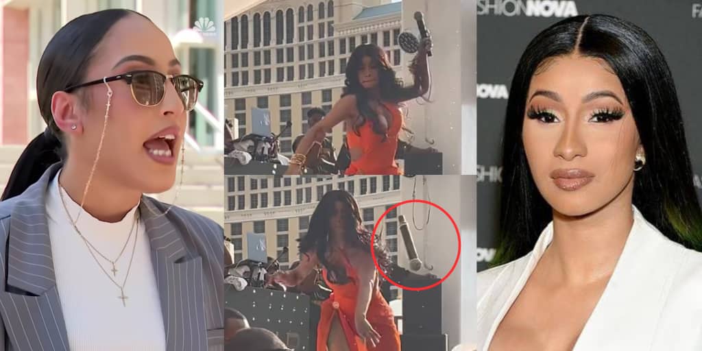 Fan sues Cardi B for $15k after she threw mic at her during concert in Vegas
