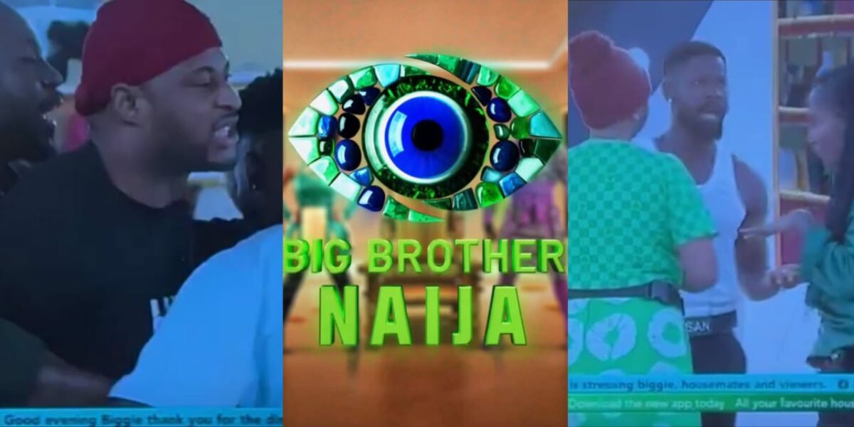 BBNaija S10: "You're never going to win" - Kaybobo, Mensan go off on each other as fight breaks out