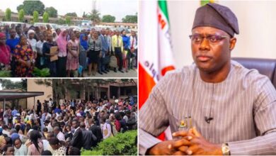 Oyo State Governor, Seyi Makinde has reportedly doubled more than ithe number of staff in its secondary schools within six years, increasing the workforce from 13,730 in 2019 to 26,436 as of mid-2025.