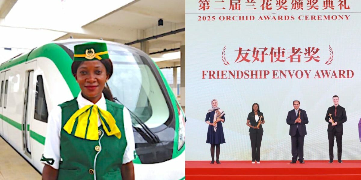 Fatimah Abiola becomes Nigeria’s first female train driver, awarded by China