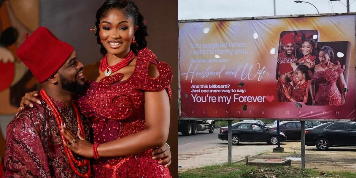 “You are mine forever” — Man rents billboard, fulfills long time promise to wife