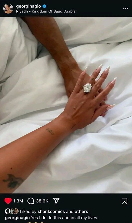 Georgina Rodriguez Instagram post 