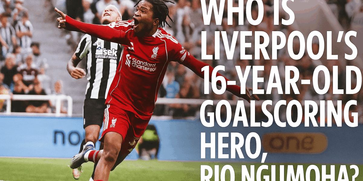 Who is Liverpool's 16-year-old goalscoring hero, Rio Ngumoha?