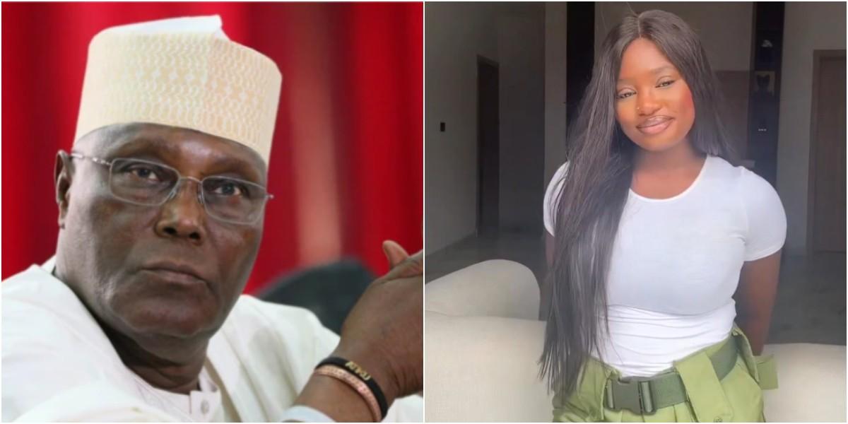 "This is unacceptable" - Atiku joins fight for Corper Raye, condemns NYSC certificate denial