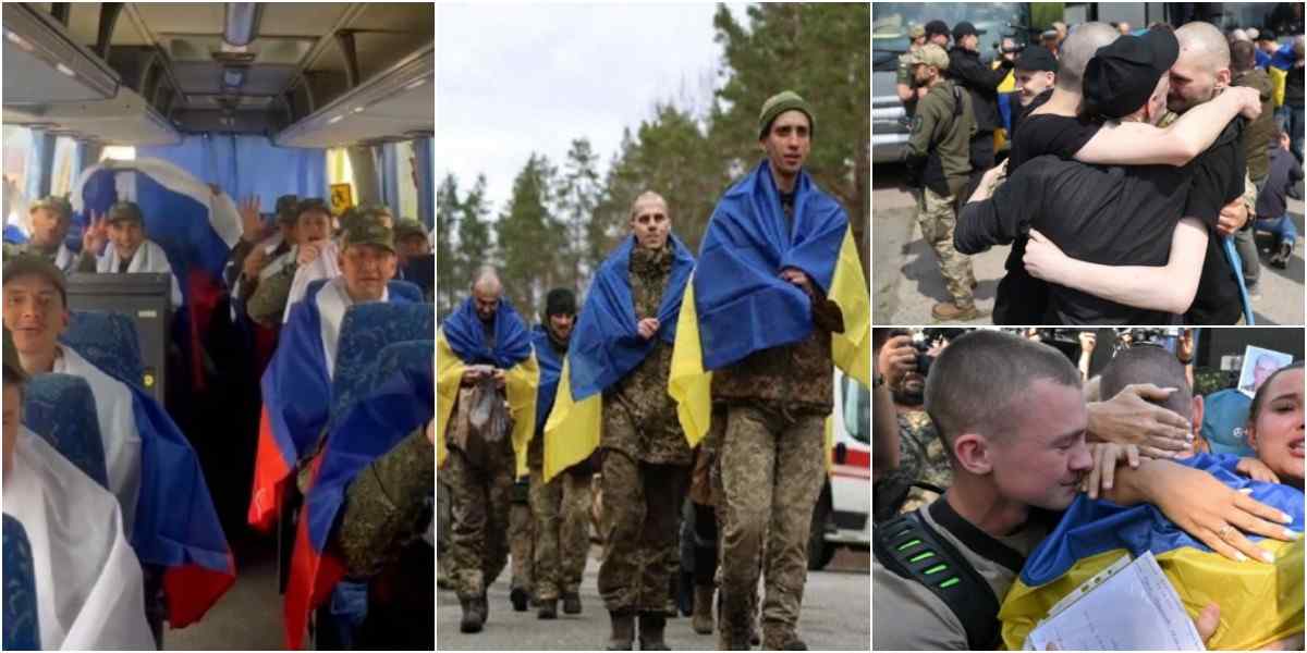 Russia and Ukraine exchange 84 prisoners each, families rejoice