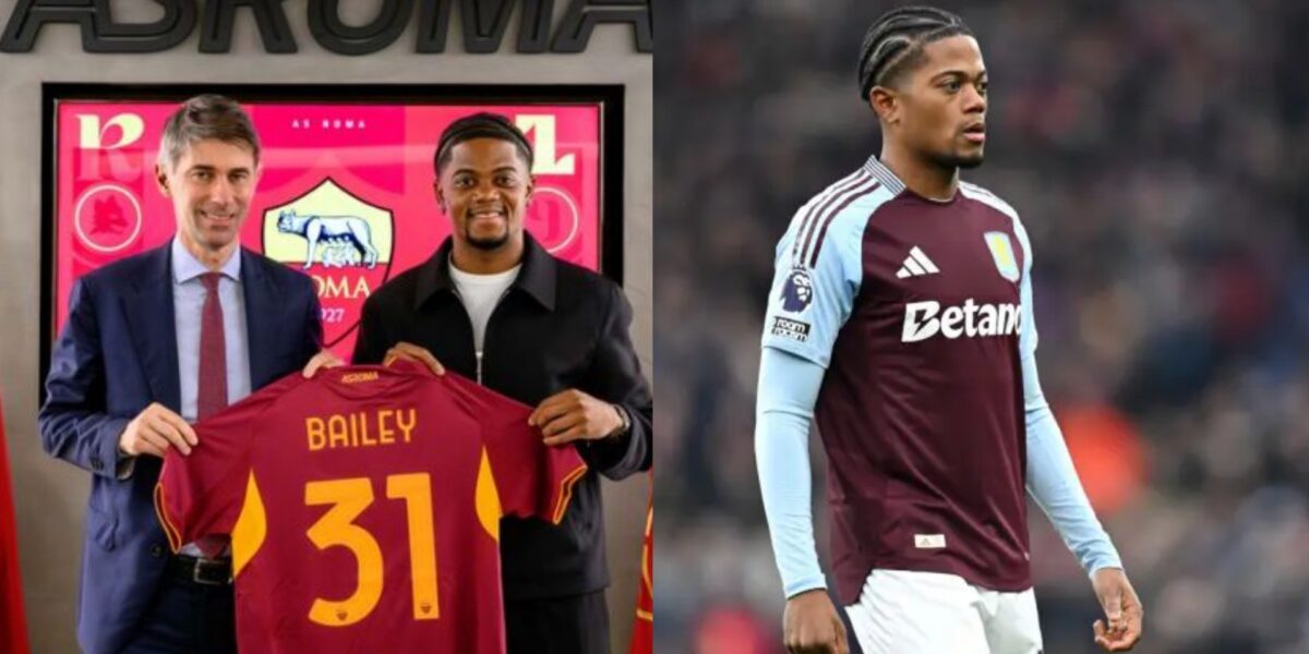 Official: Leon Bailey joins Roma on loan from Aston Villa