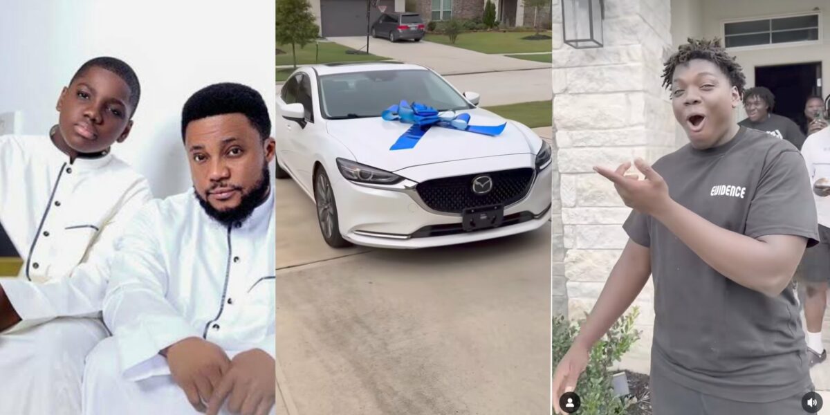 Tim Godfrey gifts son car for his 17th birthday