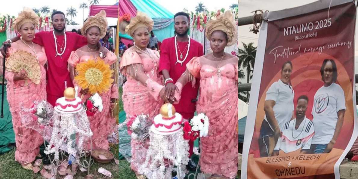 Marries two wives man abia