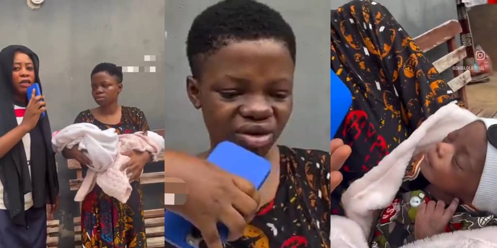 19-year-old lady who gave birth to twins unable to leave hospital as boyfriend flees