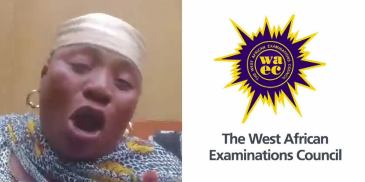 Woman calls mass protest against WAEC after child fails English, alleges midnight exam