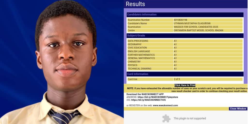 Man seeks $100k presidential reward for nephew with 366 in JAMB, nine A1s in WAEC