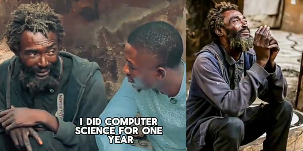 46-year-old man becomes beggar after accidentally burning his house following mother’s passing 