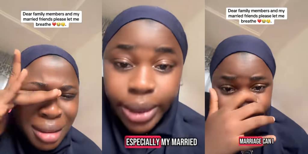 Lady blasts family, friends for pressuring her to marry as she nears 25