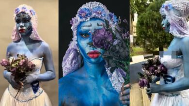 UNILAG student causes stir with corpse bride look on costume day