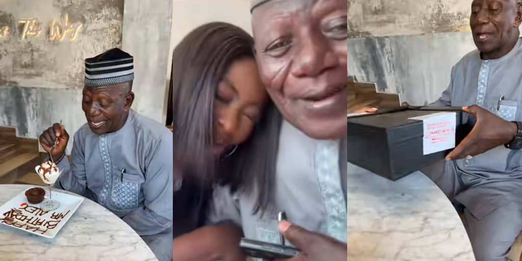 Daughter surprises dad with first birthday after realizing he hasn’t marked one since 1987