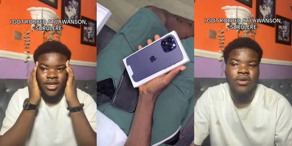 Videographer shares ordeal of how he and brother were robbed at Lawanson, Lagos by armed man