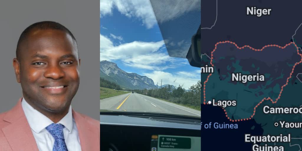 Canada-based Nigerian calls out Nigerian government after 100 KM drive without 'a single pothole'