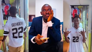 Student of GheGhe’s School of Wisdom and Understanding flaunts 'school uniform'