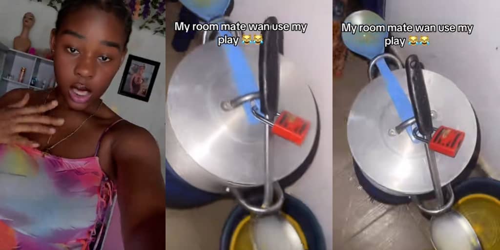 Auchi Polytechnic student locks stew with padlock as revenge for stingy roommate