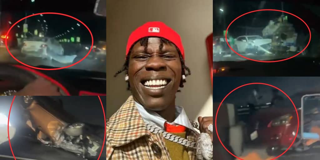 Seyi Vibez concert ends in tragedy as fans pass away in road accident after racing