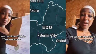 Lady laments as landlord raises rent to ₦700k after earlier hikes from ₦280k to ₦350k in Edo State