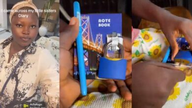 Lady expresses shock over sister’s diary secured with padlock