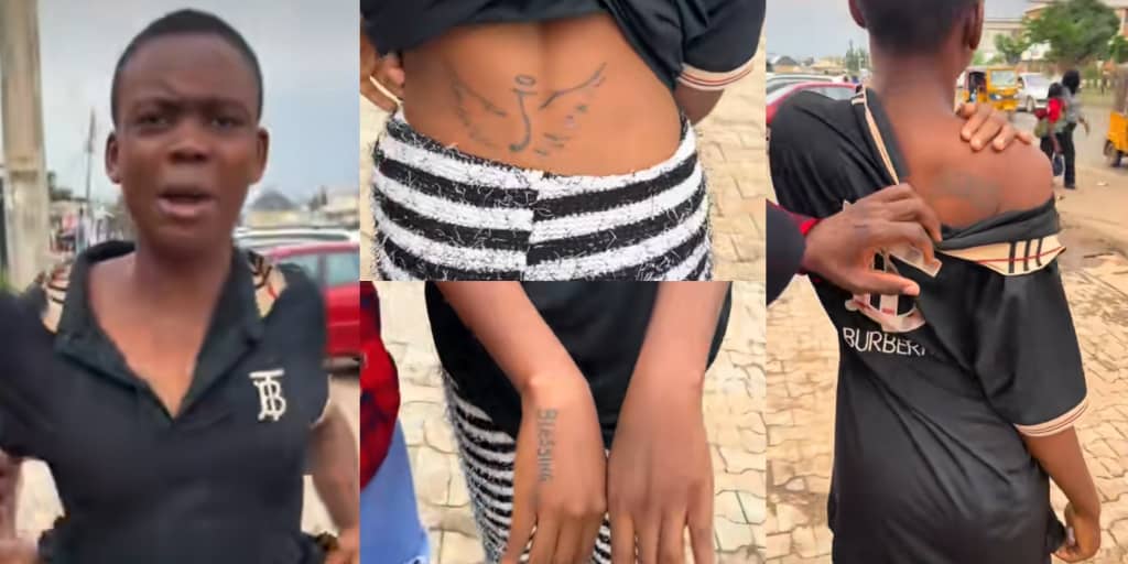 20-year-old SS2 student flaunts eight permanent tattoos, reveals occupation