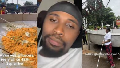"What if rain falls?" - Man challenges Hilda Baci’s plan to cook world’s largest jollof rice in 6x6 meter pot