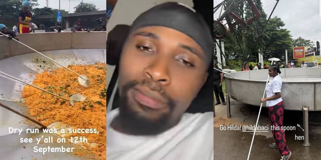 "What if rain falls?" - Man challenges Hilda Baci’s plan to cook world’s largest jollof rice in 6x6 meter pot