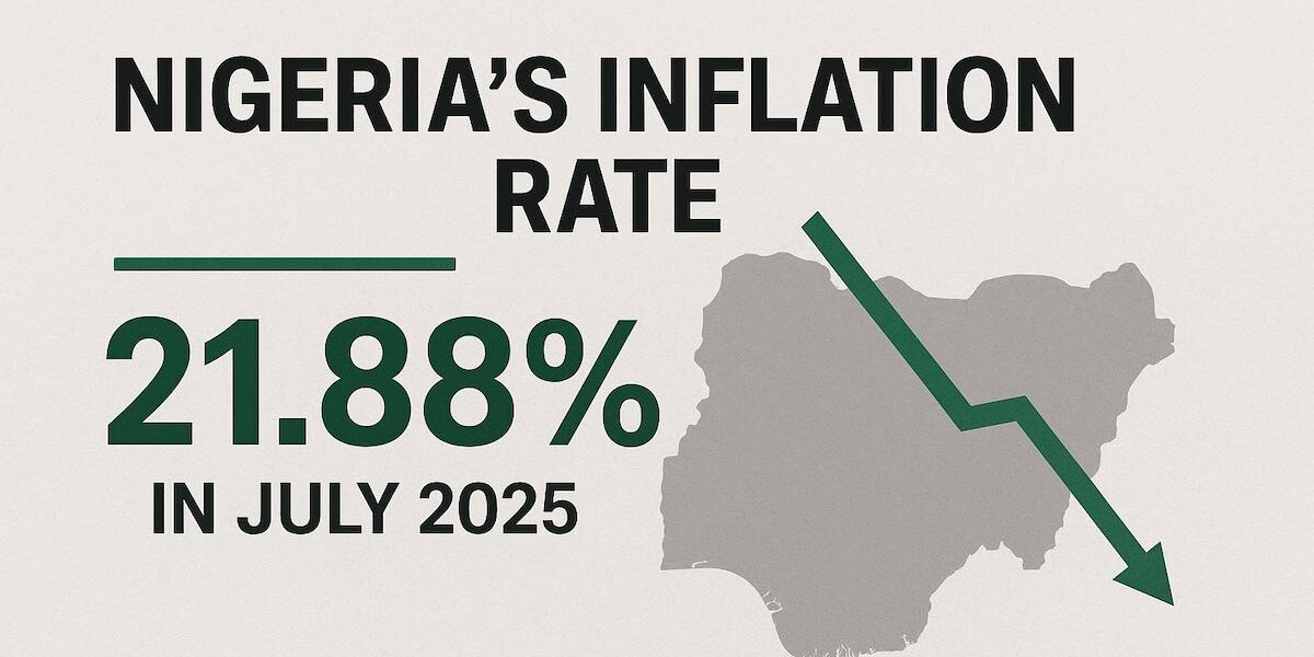 Nigeria’s inflation rate drops to 21.88% in July, lowest in over a year