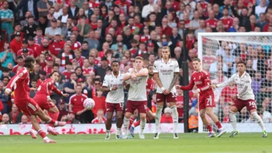 Liverpool 1-0 Arsenal: Szoboszlai’s free-kick seals vital win at Anfield