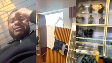 Businessman in tears as thieves cart away goods worth N500m