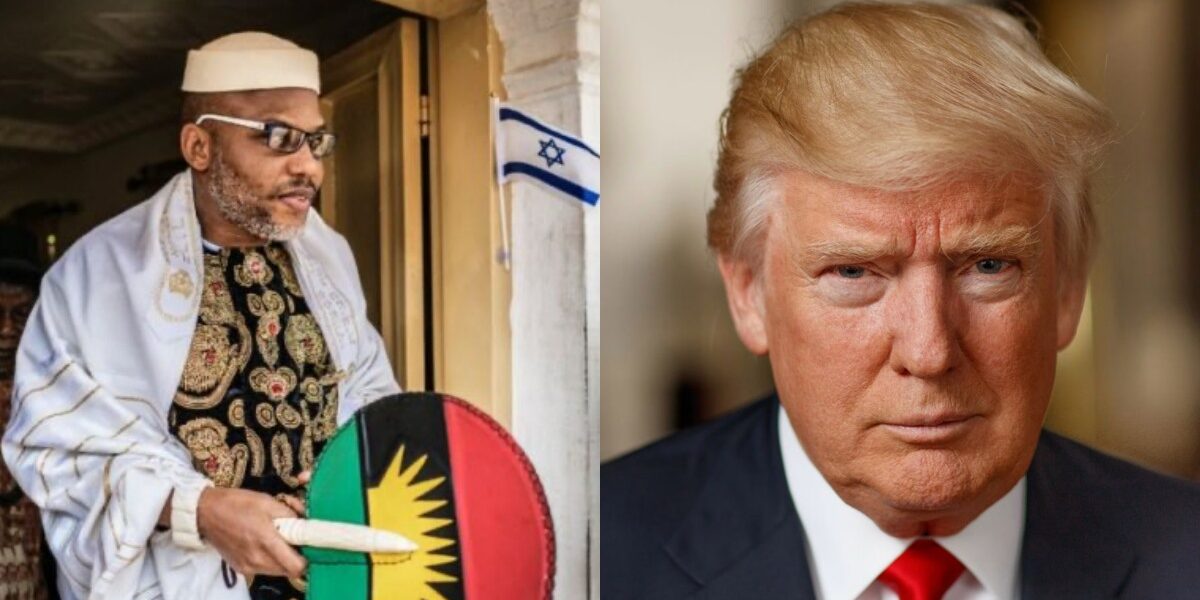 Nnamdi Kanu: Group petition Trump, demand US sanctions on judges