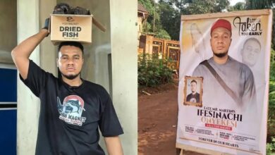 Fish Magnet buried amidst tears in Anambra