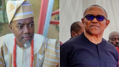 “See why you can’t become President” - Reno blasts Peter Obi for calling Olubadan Ladoja ‘dear brother’