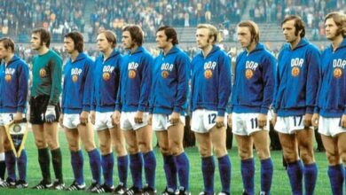 The East German national football team