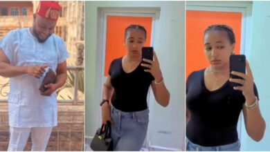 “When God blesses a man, he gives him a well-brought-up wife” - Man vows to forever 'worship' wife