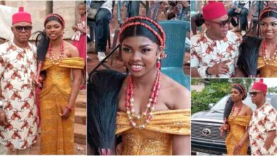 Man marries young bride in Anambra, photos go viral
