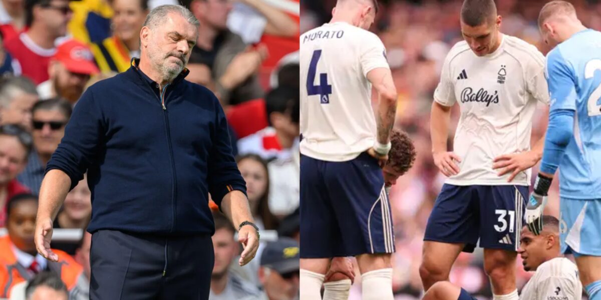 Sacked by morning: Arsenal fans taunt Postecoglou after losing Forest debut