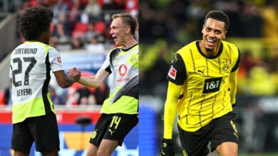 Bundesliga: Nmecha, Adeyemi help Dortmund go top after beating ten-man Heidenheim