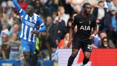 Brighton 2-2 Tottenham: Spurs fight back from two down to claim point