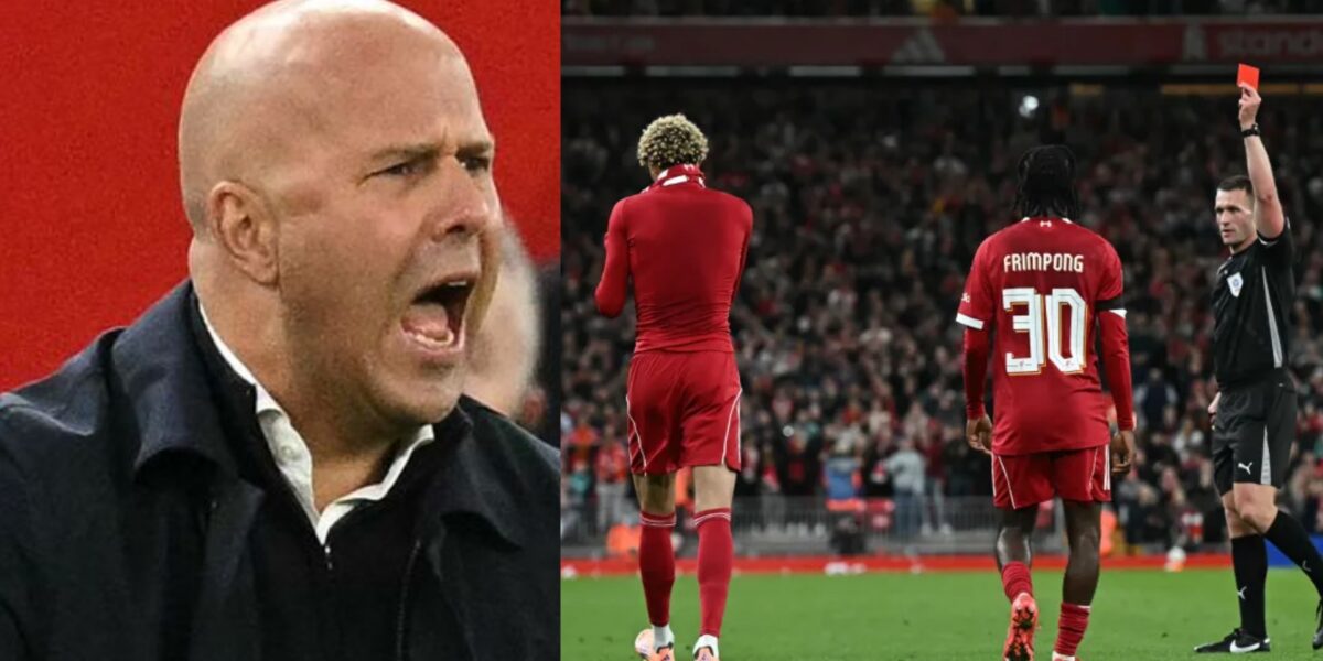 'Stupid, needless' - Slot furious at Ekitike's red card in Carabao Cup late win