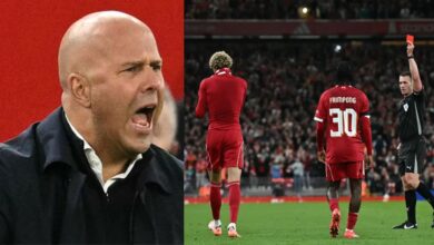 'Stupid, needless' - Slot furious at Ekitike's red card in Carabao Cup late win