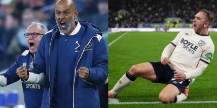 Nuno targets getting West Ham fans back after battling draw at Everton