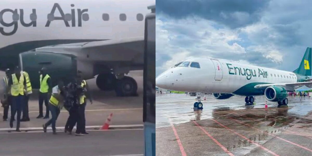 Drama as man is dragged off plane by airport staff