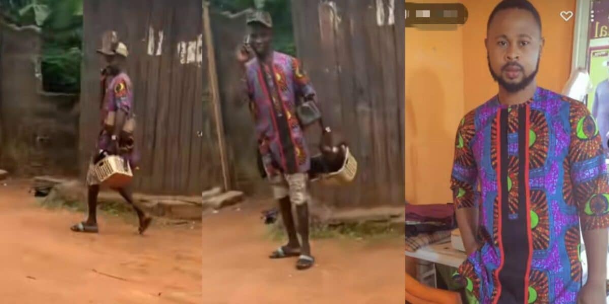 Man nabs Aboki wearing his missing Ankara top