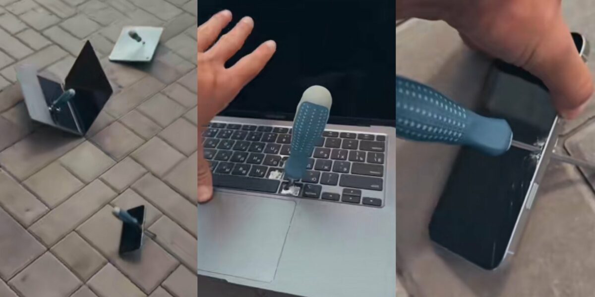 Man shares what girlfriend did to his gadgets after relationship went sour