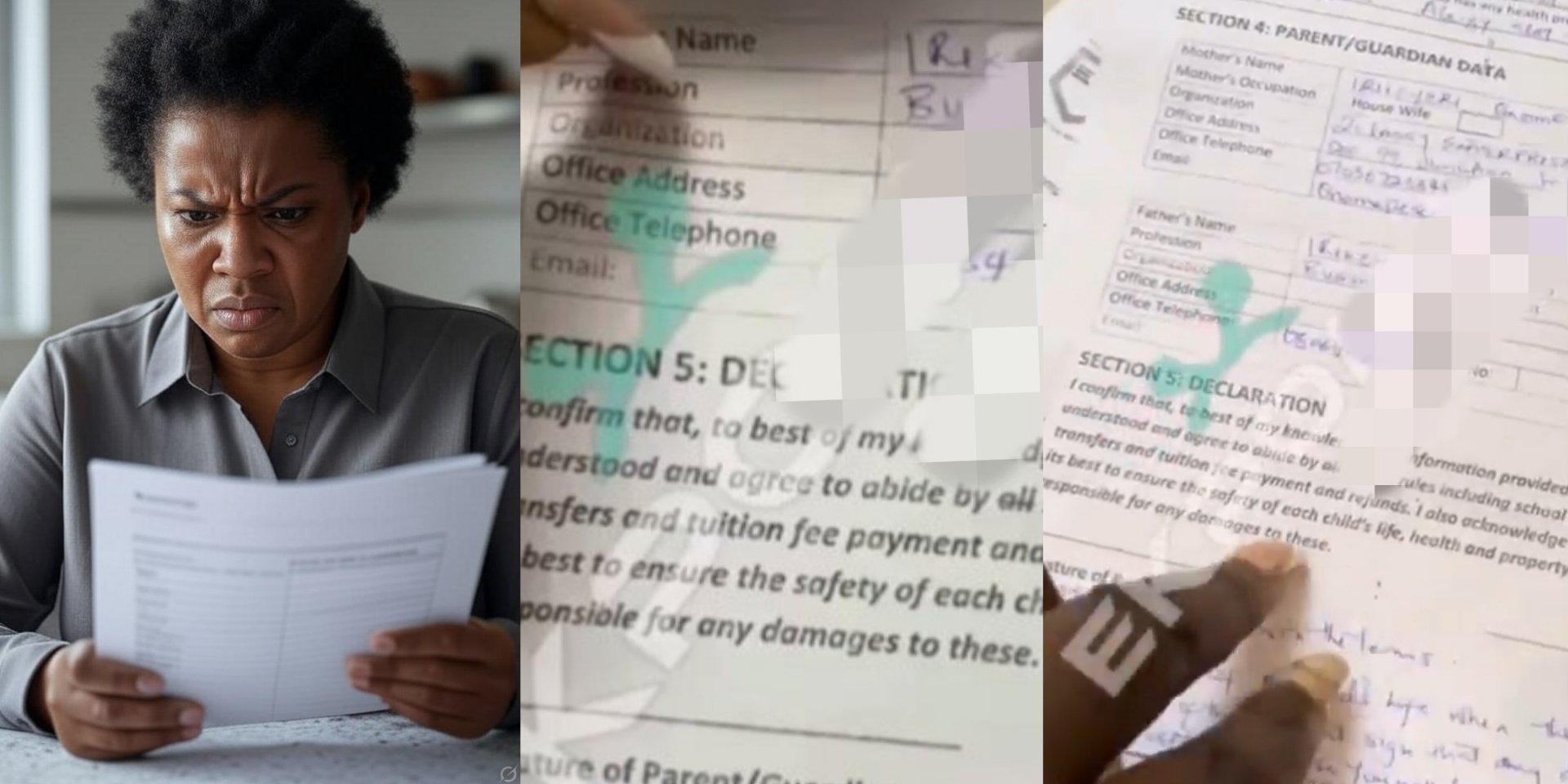 Mother voices concern over new school rule exempting school from responsibility for child’s safety