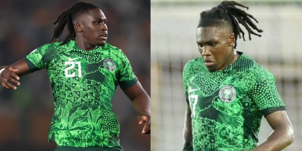 Calvin Bassey reacts to controversial goal against South Africa